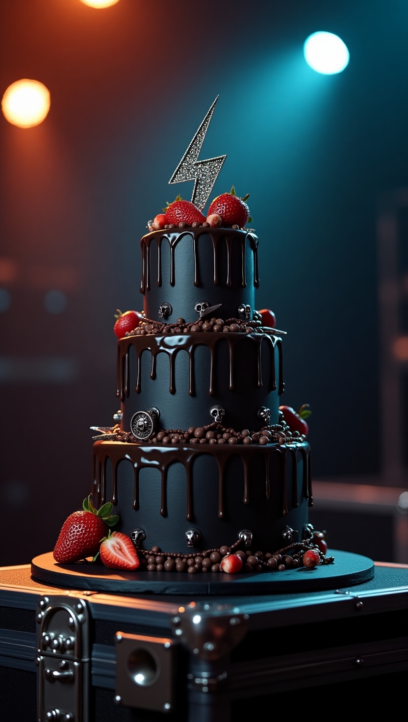 Metal Stage Cake