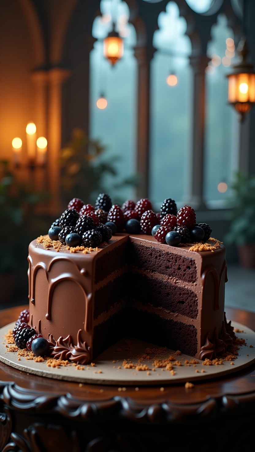 Majestic melting cake